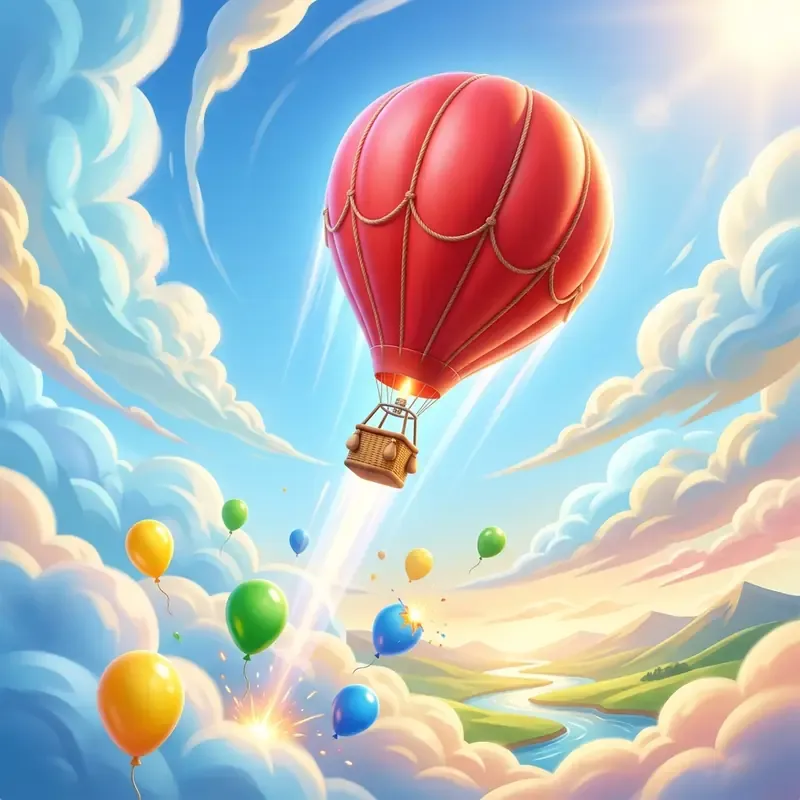 Balloon game play online in demo