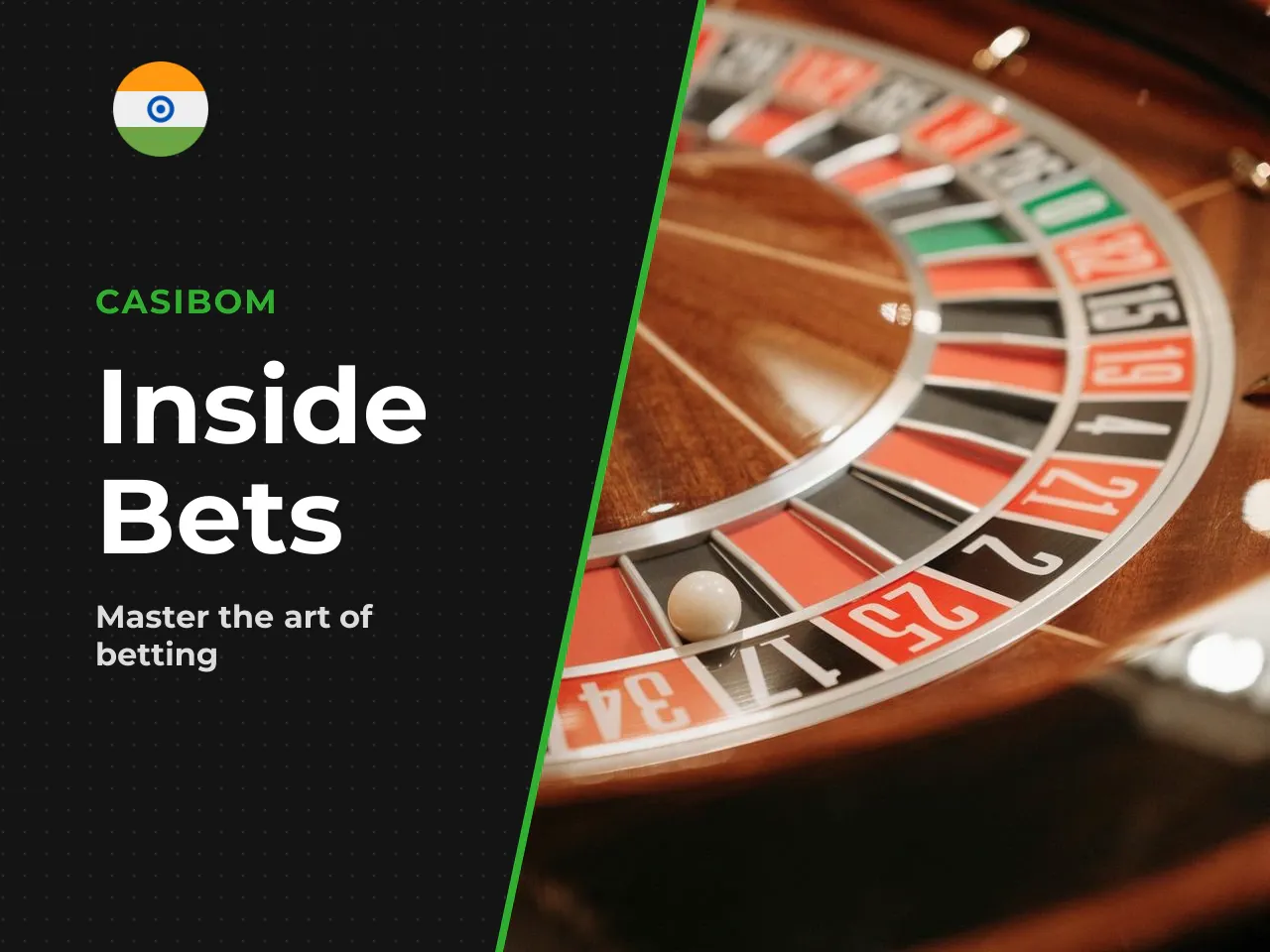 Inside bets on the roulette table