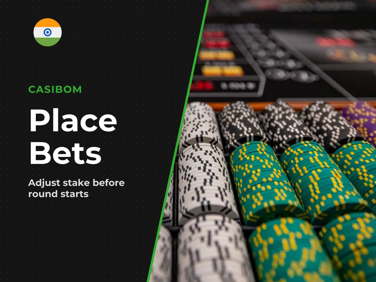 Choosing bets and starting a round