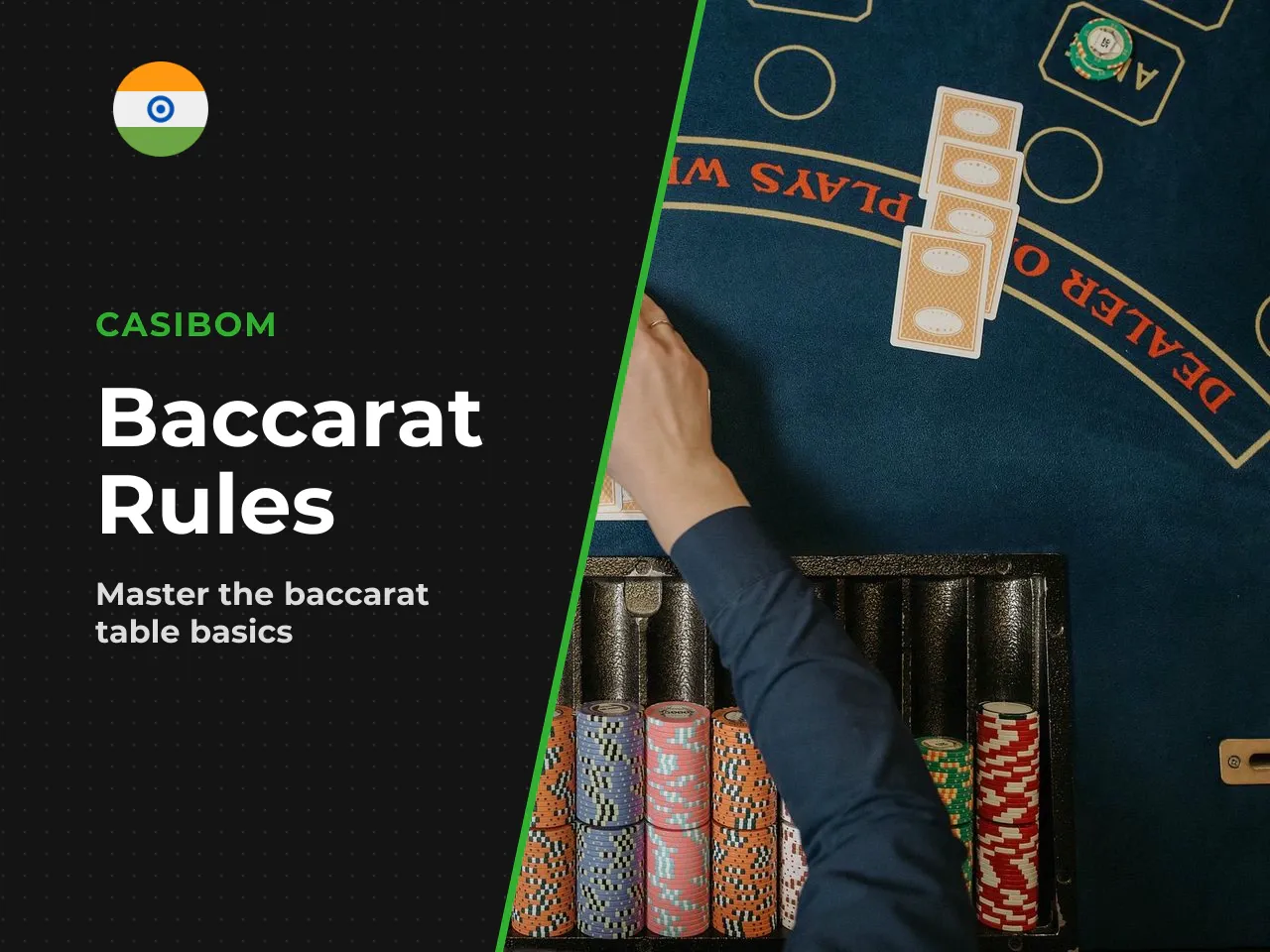 Card values and the baccarat table