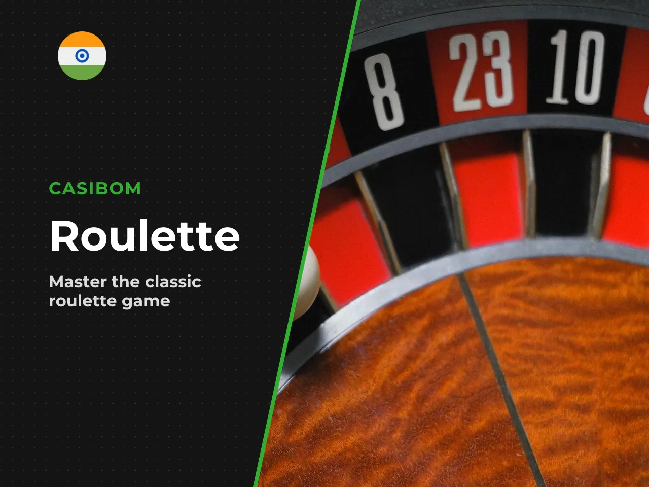 Roulette wheel, table and dealer. The