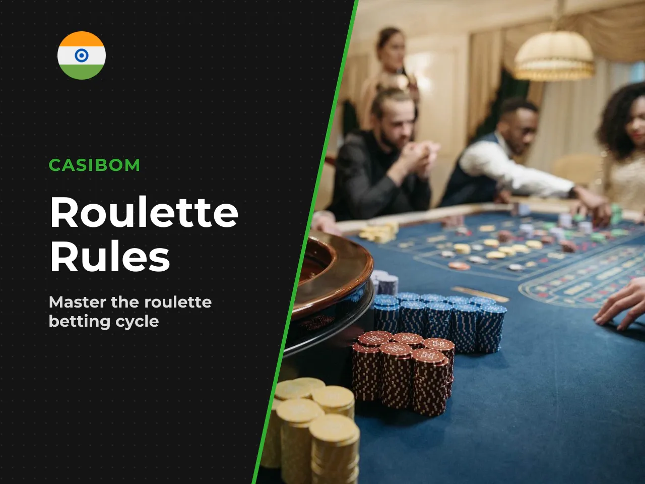 How a roulette round starts, spins